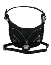 Versace Elegant Black Mini Hobo Shoulder Bag -  Luxury Shoulder Bag for Women -  Versace.